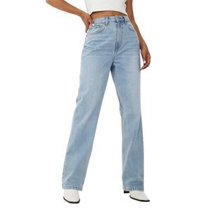 Jack Wills Womens/Ladies Hailey Denim High Rise Jeans / Light Wash